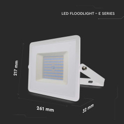 reflector led smd 100w 4000k ip65 - alb