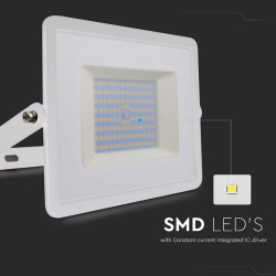 reflector led smd 100w 4000k ip65 - alb