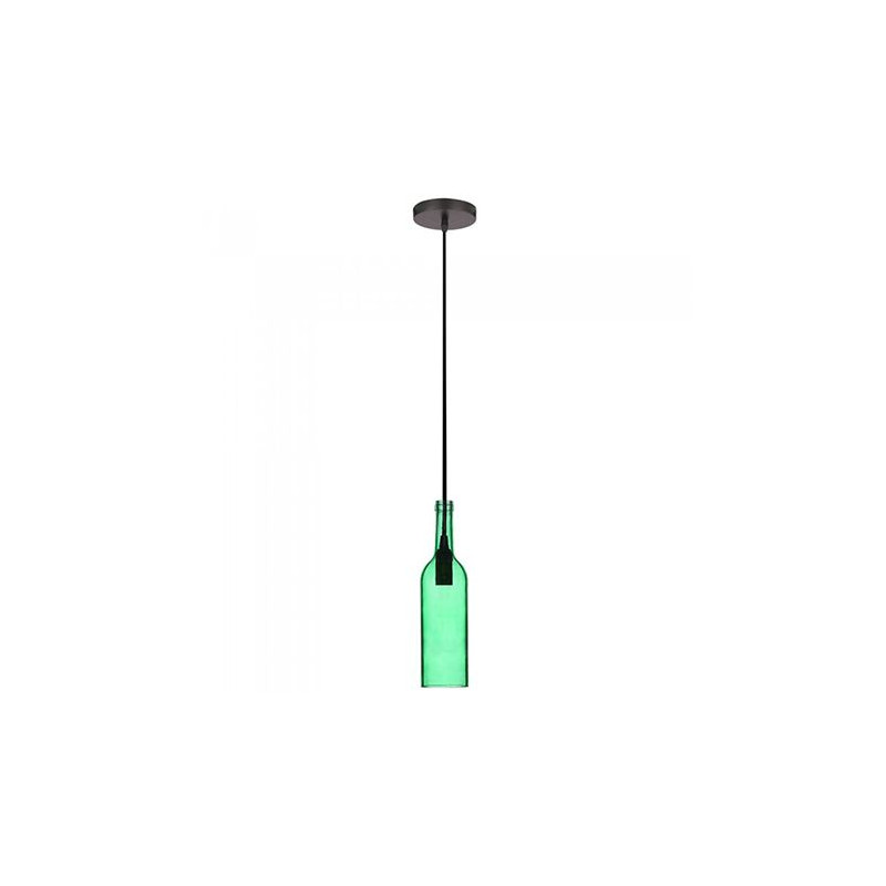 pendul tavan model sticla vin culoare verde pendul tavan model sticla vin culoare verde