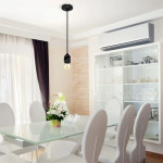 pendul tavan soclu e27 portelan - negru pendul tavan soclu e27 portelan - negru