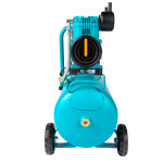 compresor detoolz 24l fara ulei, 1500 w, debit 154l/min, 8 bar, 2 prize de aer