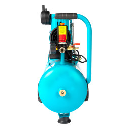 compresor detoolz 24l fara ulei, 1500 w, debit 154l/min, 8 bar, 2 prize de aer