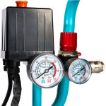 compresor detoolz 50l fara ulei, 1680 w, debit 214l/min, 8 bar, 2 prize de aer