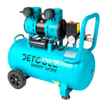 compresor detoolz 50l fara ulei, 1680 w, debit 214l/min, 8 bar, 2 prize de aer