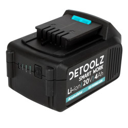 acumulator li-ion, detoolz, 20v, 4ah