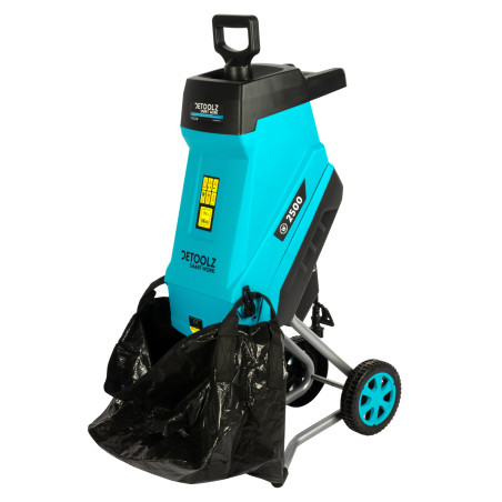 tocator de crengi si resturi vegetale, 2500w, 45mm diametru maxim de taiere, cu sac colector 45l