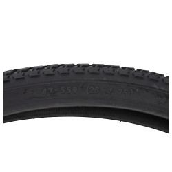 anvelopa bicicleta 26x1.75", etrto 47-559, model vert-x, negru, profil street