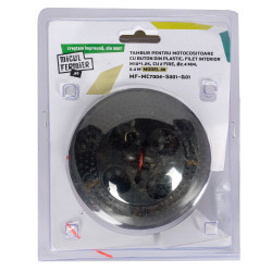tambur micul fermier m10*1.25 2f 2.4mm*2.4m, buton plastic, model 20