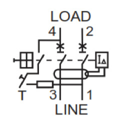 diferential rcbo kzs-2m2p edi a b16/0.03 002172406