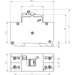 diferential rcbo kzs-2m2p a b10/0.03 002172502