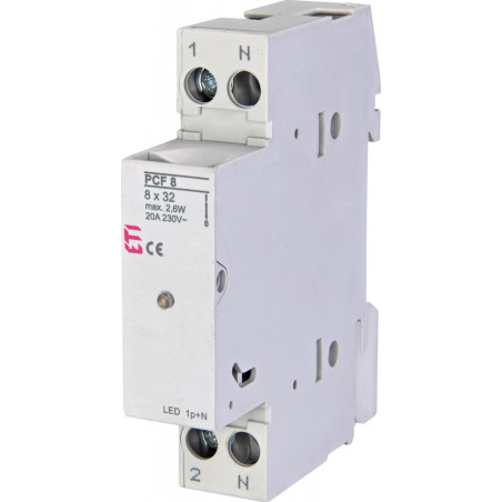 siguranta pcf 8 1p+n led 002530012