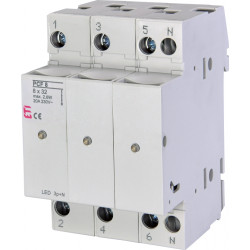 siguranta pcf 8 3p+n led 002530015