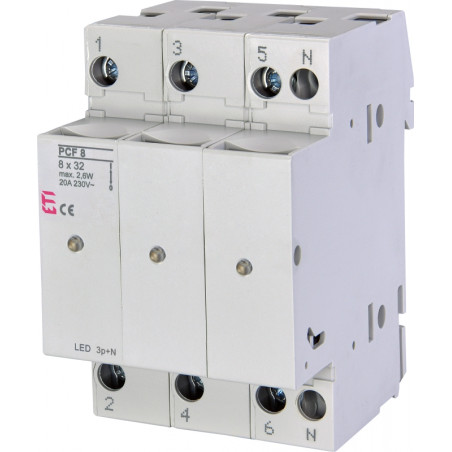 siguranta pcf 8 3p+n led 002530015