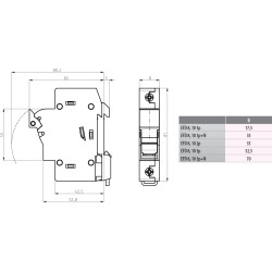 siguranta efd 8 3p led ad 002520314