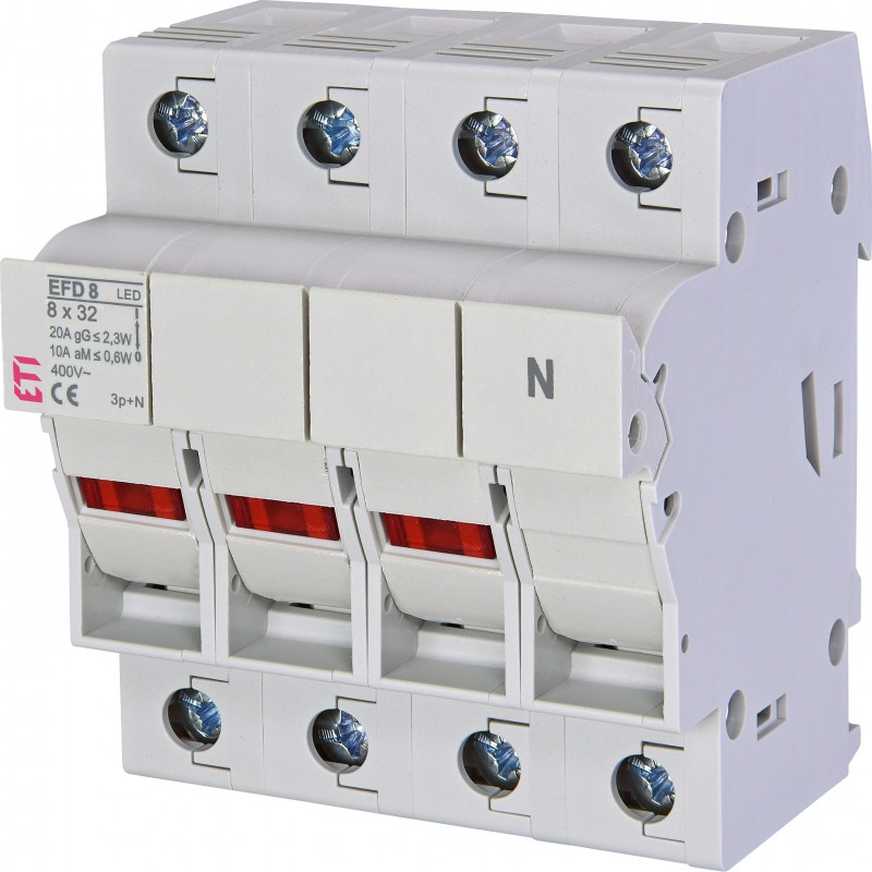 siguranta efd 8 3p+n led 002520015