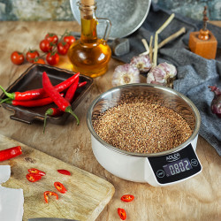 cantar bucatarie cu bol metalic ad 3166 adler