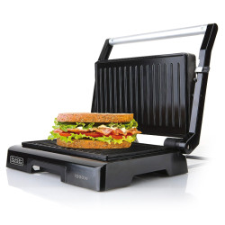 gratar electric 1000w inox teflon black&decker