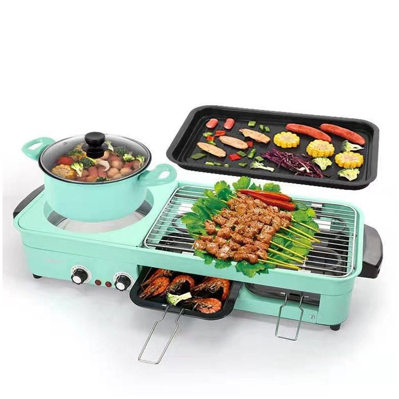 gratar electric 2200w, oala cu capac 20cm gratar electric 2200w, oala cu capac 20cm
