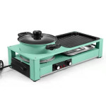 gratar electric 2200w, oala cu capac 18cm gratar electric 2200w, oala cu capac 18cm