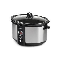 oala electrica slow cooker g3ferrari fuocolento, 6.5l, 320w, capac sticla