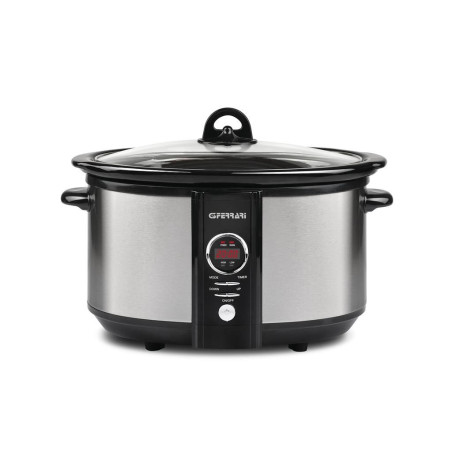oala electrica slow cooker g3ferrari fuocolento, 6.5l, 320w, capac sticla