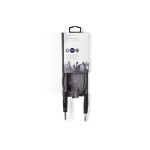 cablu audio stereo 6.35 mm tata - 6.35 mm tata 1.5m gri nedis