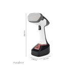 aparat de calcat vertical cu abur, 1400w, 320ml, otel inoxidabil, nedis