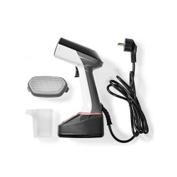 aparat de calcat vertical cu abur, 1400w, 320ml, otel inoxidabil, nedis