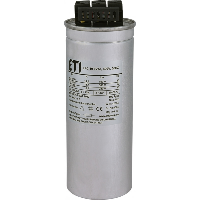 condensator lpc 10 kvar, 400v, 50hz 004656750