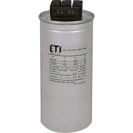 condensator lpc 12.5 kvar, 400v, 50hz 004656751