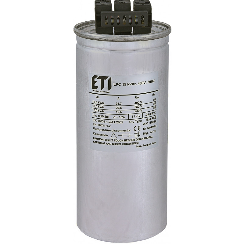 condensator lpc 15 kvar, 400v, 50hz 004656752