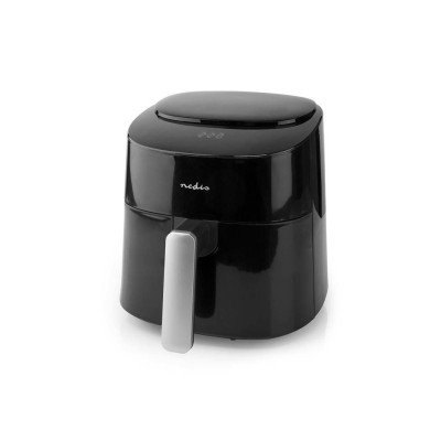friteuza cu aer cald nedis, 4.2l, temporizator 240min, 6 programe presetate, negru