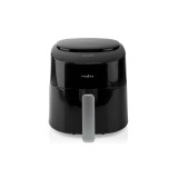 friteuza cu aer cald nedis, 4.2l, temporizator 240min, 6 programe presetate, negru