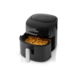 friteuza cu aer cald nedis, 7.2l, temporizator 240min, 8 programe presetate, negru