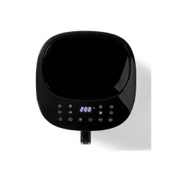 friteuza cu aer cald nedis, 7.2l, temporizator 240min, 8 programe presetate, negru