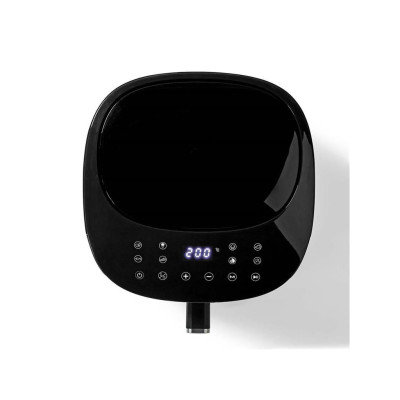 friteuza cu aer cald nedis, 7.2l, temporizator 240min, 8 programe presetate, negru