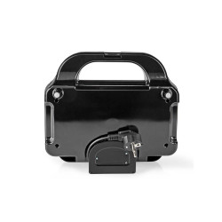 sandwich maker, grill, waffle, 900 w, placi antiaderente 28 x 15 cm, otel inoxidabil/plastic, nedis