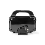 sandwich maker, grill, waffle, 900 w, placi antiaderente 28 x 15 cm, otel inoxidabil/plastic, nedis