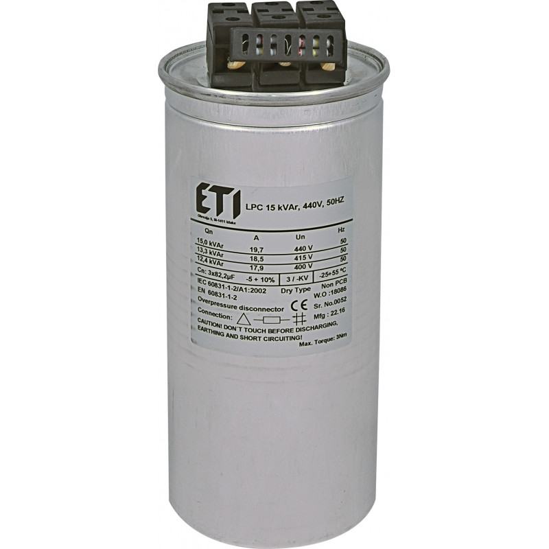 condensator lpc 15 kvar, 440v, 50hz 004656762