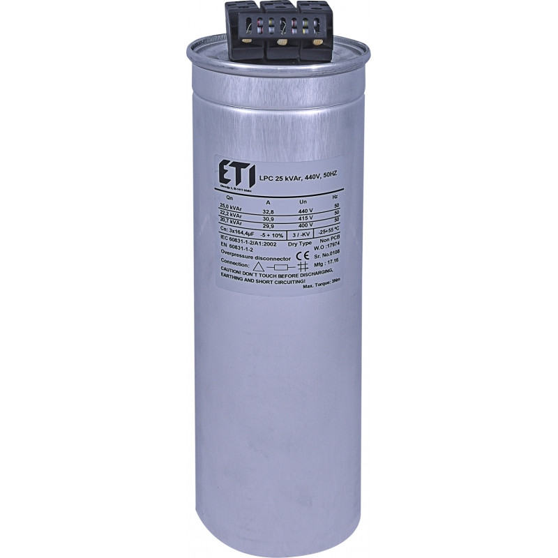 condensator lpc 25 kvar, 440v, 50hz 004656764