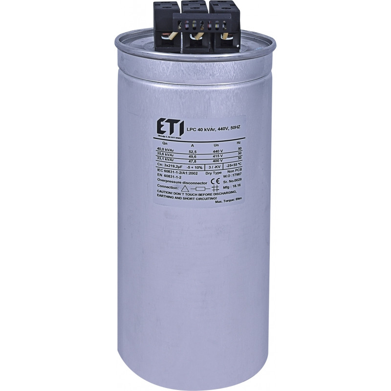 condensator lpc 40 kvar, 440v, 50hz 004656766 condensator lpc 40 kvar, 440v, 50hz 004656766