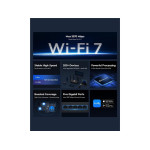 router wireless be3600 wi-fi 7 dual band, gigabit, 4 antene externe, wr3600 cudy