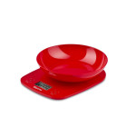 cantar de bucatarie cu bol girmi ps01, 5kg, rosu