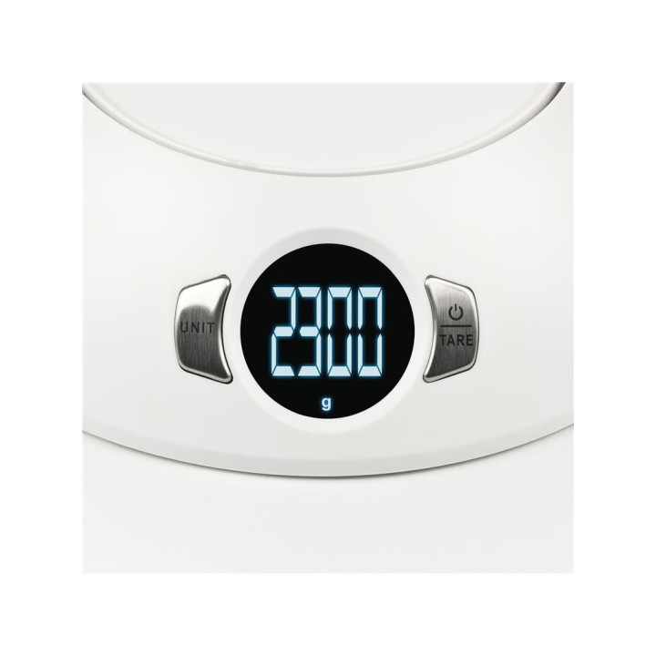 cantar de bucatarie digital cu bol girmi ps04, 5kg, alb