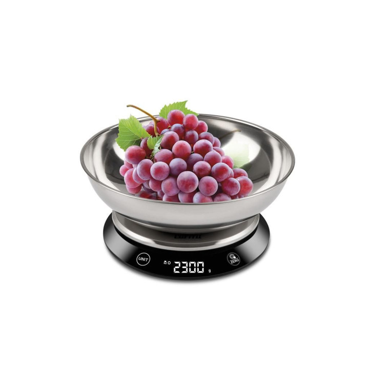 cantar de bucatarie digital cu bol girmi ps84, 5kg, inox