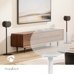 stand de podea fix pentru difuzor sonos(r) era300, max 5 kg, alb, nedis