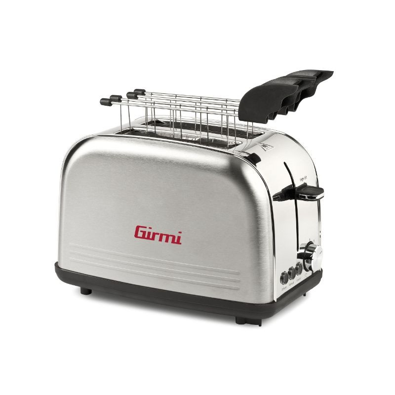 prajitor de paine toaster girmi tp57, 850w, 8 niveluri de rumenire, inox prajitor de paine toaster girmi tp57, 850w, 8 niveluri de rumenire, inox