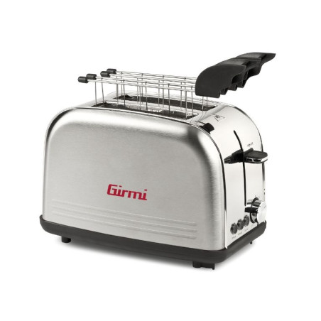 prajitor de paine toaster girmi tp57, 850w, 8 niveluri de rumenire, inox