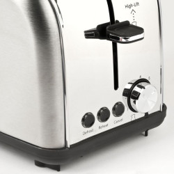 prajitor de paine toaster girmi tp57, 850w, 8 niveluri de rumenire, inox