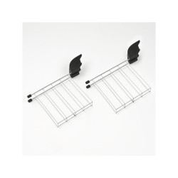 prajitor de paine toaster girmi tp57, 850w, 8 niveluri de rumenire, inox/rosu